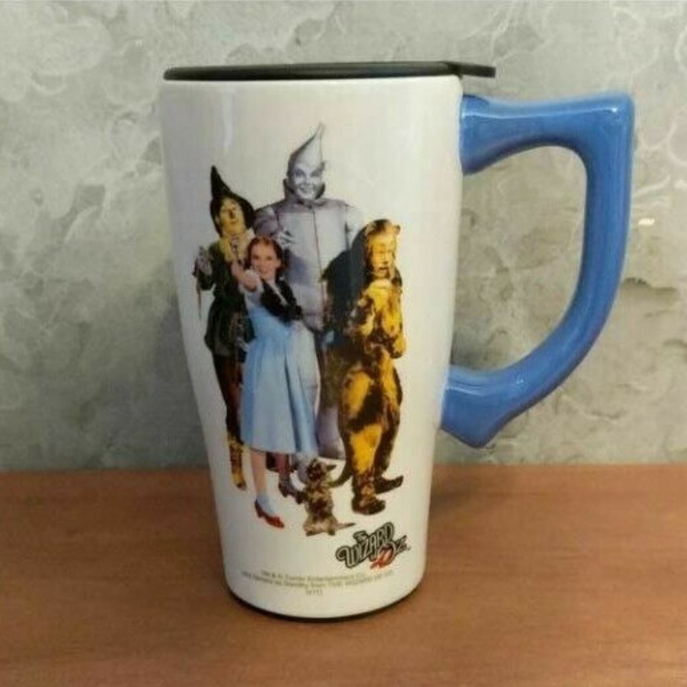 Wizard of Oz ceramic travel mug